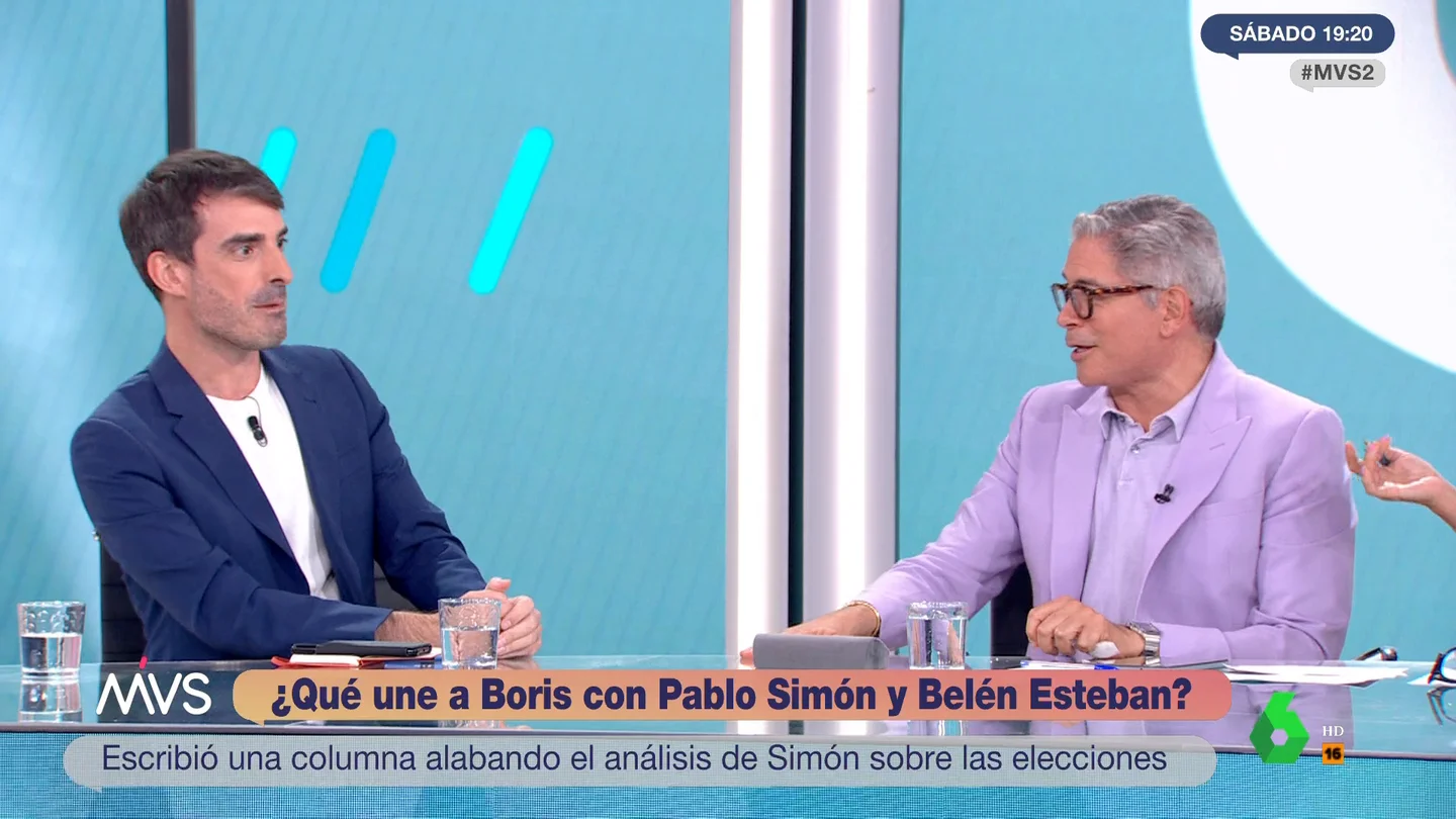 ¿Qué una a Boris Izaguirre, Pablo Simón y Belén Esteban? Así lo desvelan en pleno directo en el plató ¿Qué una a Boris Izaguirre, Pablo Simón y Belén Esteban? Así lo desvelan en pleno directo en el plató