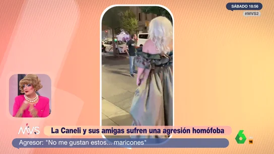 Así se produjo la agresión homófoba a La Caneli y sus tres amigas en plena Gran Vía de Madrid Así se produjo la agresión homófoba a La Caneli y sus tres amigas en plena Gran Vía de Madrid