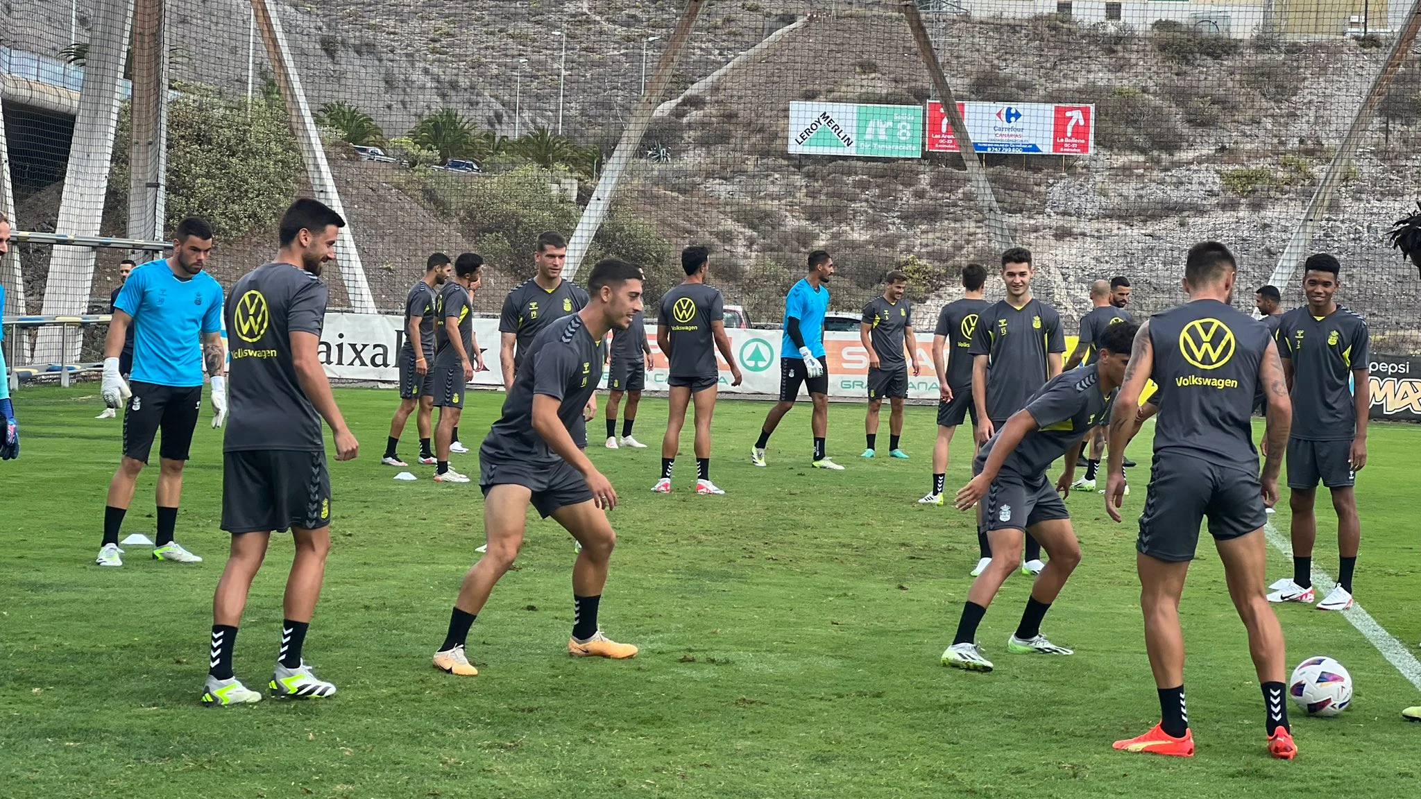 Entrenamiento de la UD Las Palmas