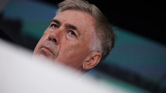 Ancelotti, en rueda de prensa Ancelotti, en rueda de prensa