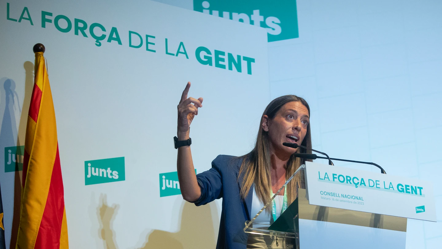 La portavoz en el Congreso de JXCAT, Miriam Nogueras La portavoz en el Congreso de JXCAT, Miriam Nogueras