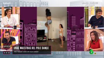 Juan del Val 'arruina' el deseo de Nuria Roca de hacer pole dance con este accidentado vídeo