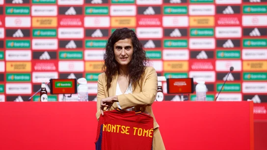 Montse Tomé, en su presentación Montse Tomé, en su presentación