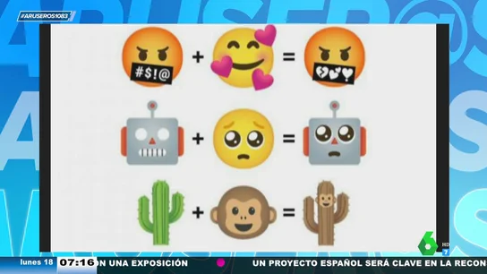 El entusiasmo de Alfonso Arús con la nueva función de mezclar emojis: "Cactus + mono = Cactus monísimo" El entusiasmo de Alfonso Arús con la nueva función de mezclar emojis: "Cactus + mono = Cactus monísimo"