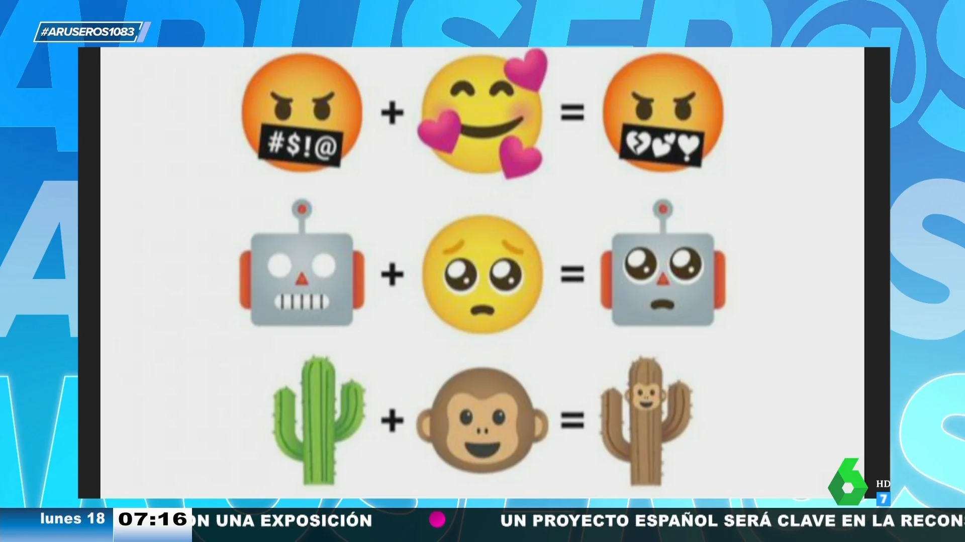 El entusiasmo de Alfonso Arús con la nueva función de mezclar emojis: "Cactus + mono = Cactus monísimo"