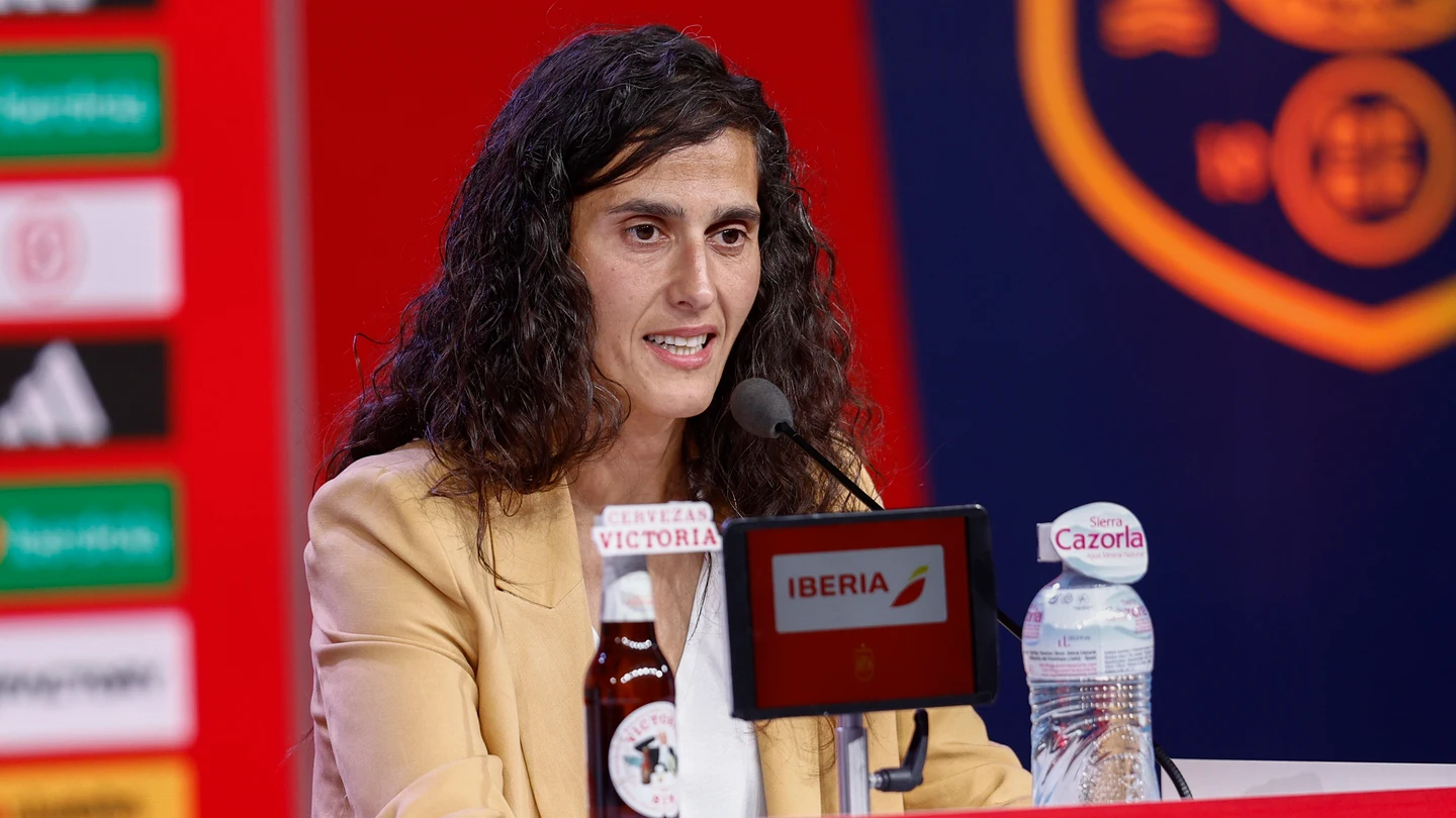Montse Tomé, durante su presentación como nueva seleccionadora Montse Tomé, durante su presentación como nueva seleccionadora