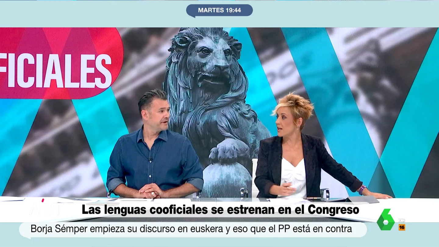 El dardo de Iñaki López a Vox por su "sainete" en el Congreso: "Lo que sea menos trabajar" El dardo de Iñaki López a Vox por su "sainete" en el Congreso: "Lo que sea menos trabajar"