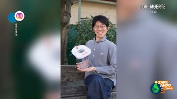 De la 'máquina para crear expectación' al 'empujador de patatas': los inventos más 'locos' de Kazuya Shibata