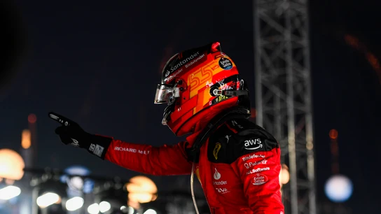 Carlos Sainz, tras ganar en Singapur Carlos Sainz, tras ganar en Singapur