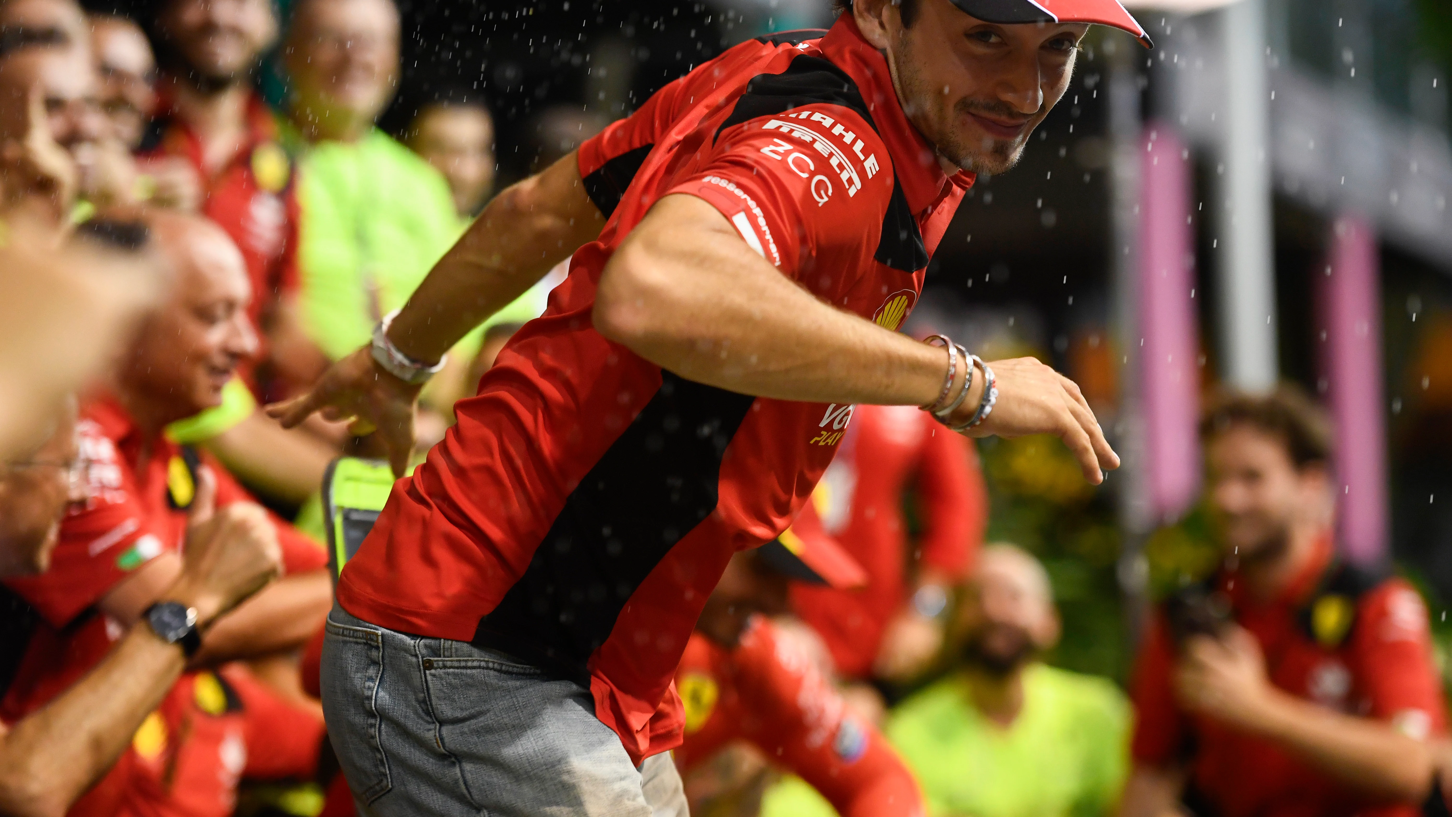 Charles Leclerc en Singapur 