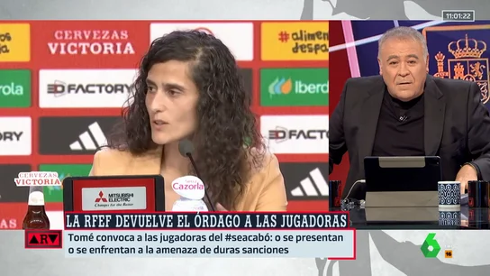 Ferreras estalla contra la RFEF tras "el órdago de los herederos de Rubiales a las campeonas": "El desastre y la provocación continúa" Ferreras estalla contra la RFEF tras "el órdago de los herederos de Rubiales a las campeonas": "El desastre y la provocación continúa"