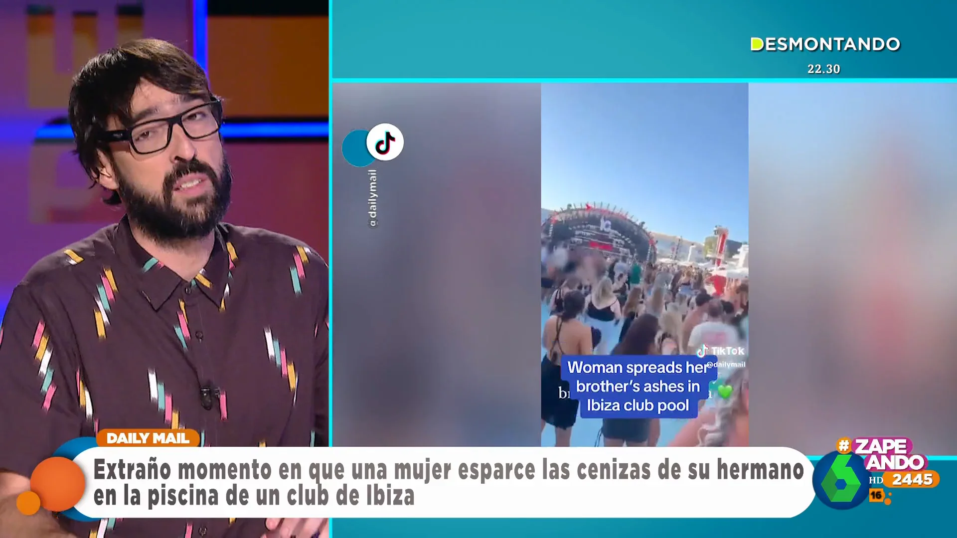 Una mujer cumple la última voluntad de su hermano en una discoteca de Ibiza