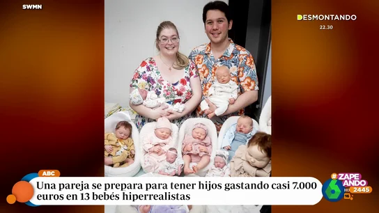 La cuantiosa suma de dinero que una pareja invierte en 13 bebés hiperrealistas para prepararse como padres La cuantiosa suma de dinero que una pareja invierte en 13 bebés hiperrealistas para prepararse como padres