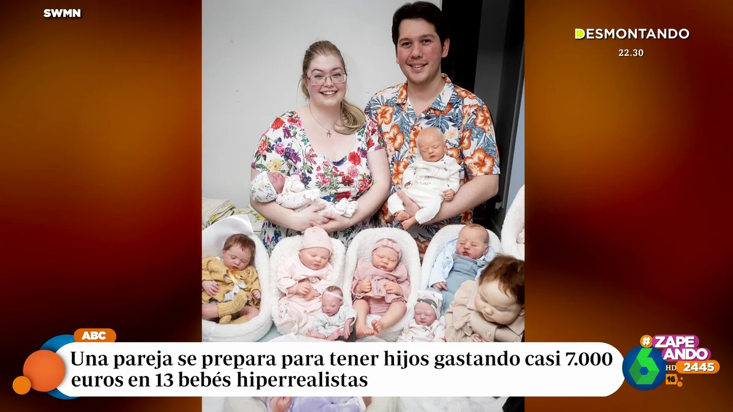 La cuantiosa suma de dinero que una pareja invierte en 13 bebés hiperrealistas para prepararse como padres La cuantiosa suma de dinero que una pareja invierte en 13 bebés hiperrealistas para prepararse como padres