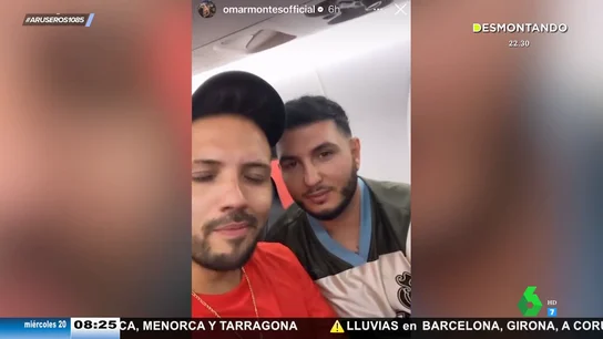 El vídeo en el que felicitan a Omar Montes en pleno vuelo por megafonía por su nominación a los Latin Grammys El vídeo en el que felicitan a Omar Montes en pleno vuelo por megafonía por su nominación a los Latin Grammys