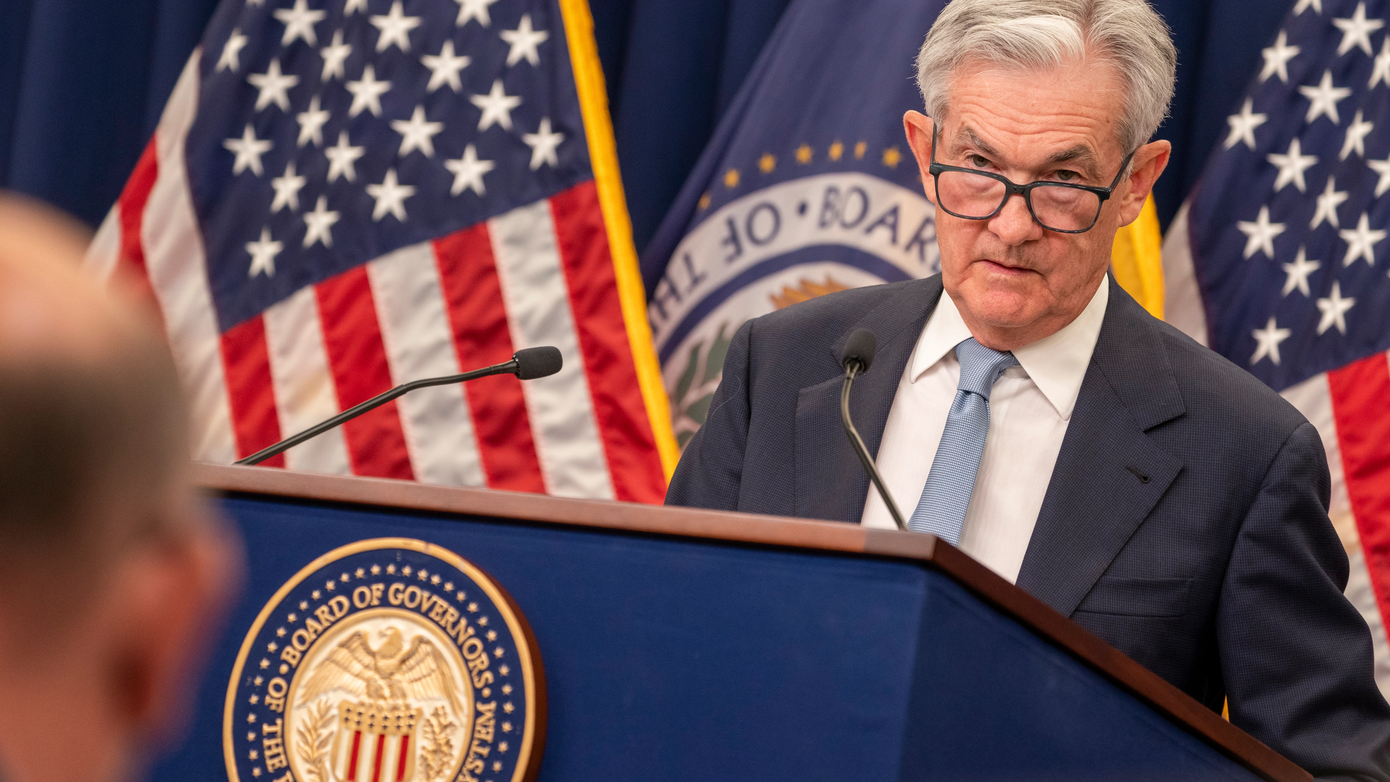 El presidente de la Reserva Federal de EEUU (Fed), Jerome Powell, en una fotografía de archivo. 