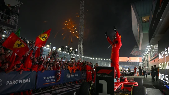 Carlos Sainz en Singapur Carlos Sainz en Singapur