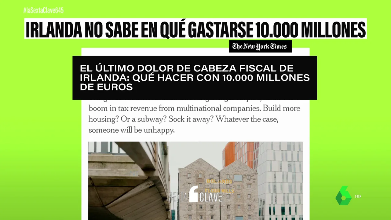 El gran dilema de Irlanda: ¿qué hacer con 10.000 millones de euros?