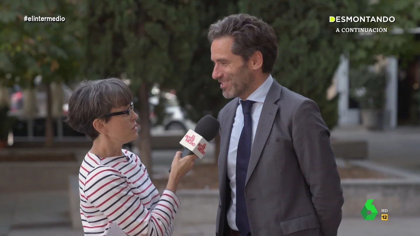 Borja Sémper, entrevistado por Thais Villas en El Intermedio. Thais Villas