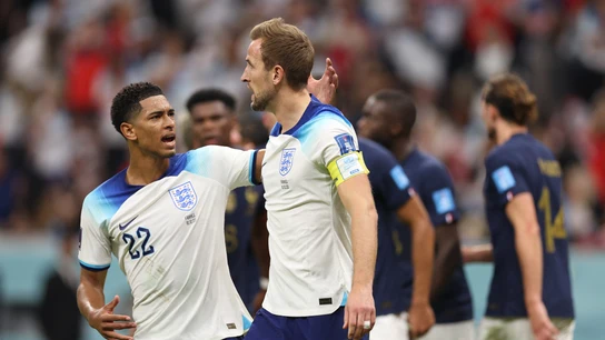 Jude Bellingham y Harry Kane Jude Bellingham y Harry Kane
