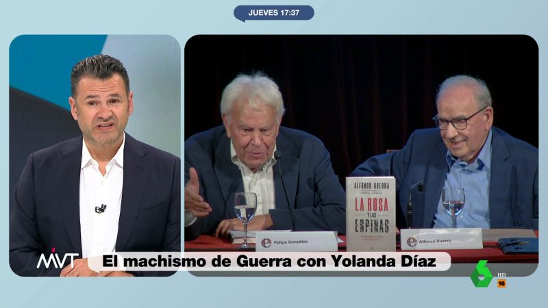 Iñaki López sobre el comentario machista de Alfonso Guerra: "Anda más sobrado de neuronas que de pelo"