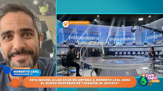 Roberto Leal valora a Joaquín como presentador de 'Pasapalabra': "Me puso en mi sitio rápido" Roberto Leal valora a Joaquín como presentador de 'Pasapalabra': "Me puso en mi sitio rápido"