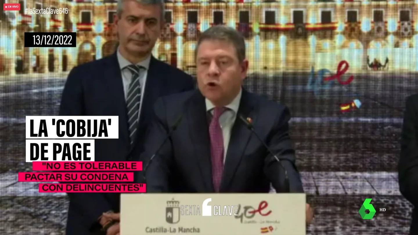 La "cobija" de Page: el viejo PSOE le seña como el heredero de Sánchez La "cobija" de Page: el viejo PSOE le seña como el heredero de Sánchez
