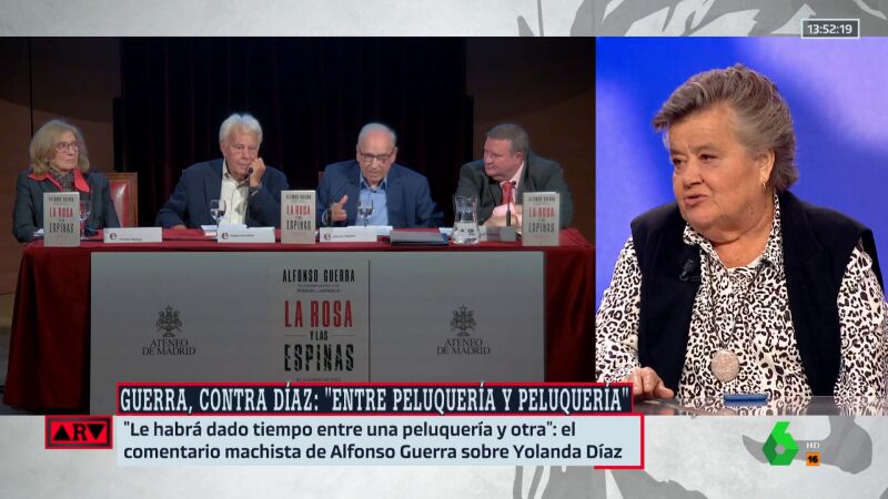 cristina almeda responde a Guerra