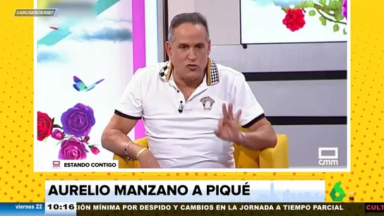 Aurelio Manzano carga contra Piqué: "No se puede ser más tonto, es un niño malcriado y maleducado" Aurelio Manzano carga contra Piqué: "No se puede ser más tonto, es un niño malcriado y maleducado"