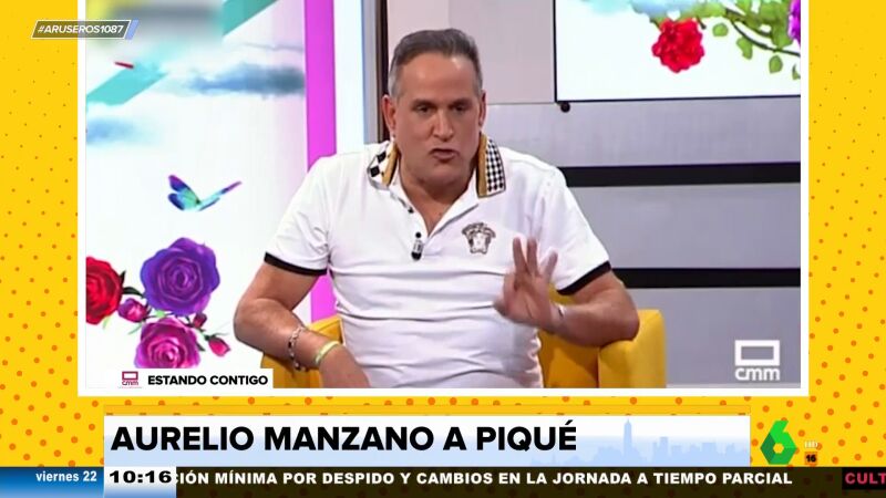 Aurelio Manzano carga contra Piqué: "No se puede ser más tonto, es un niño malcriado y maleducado"