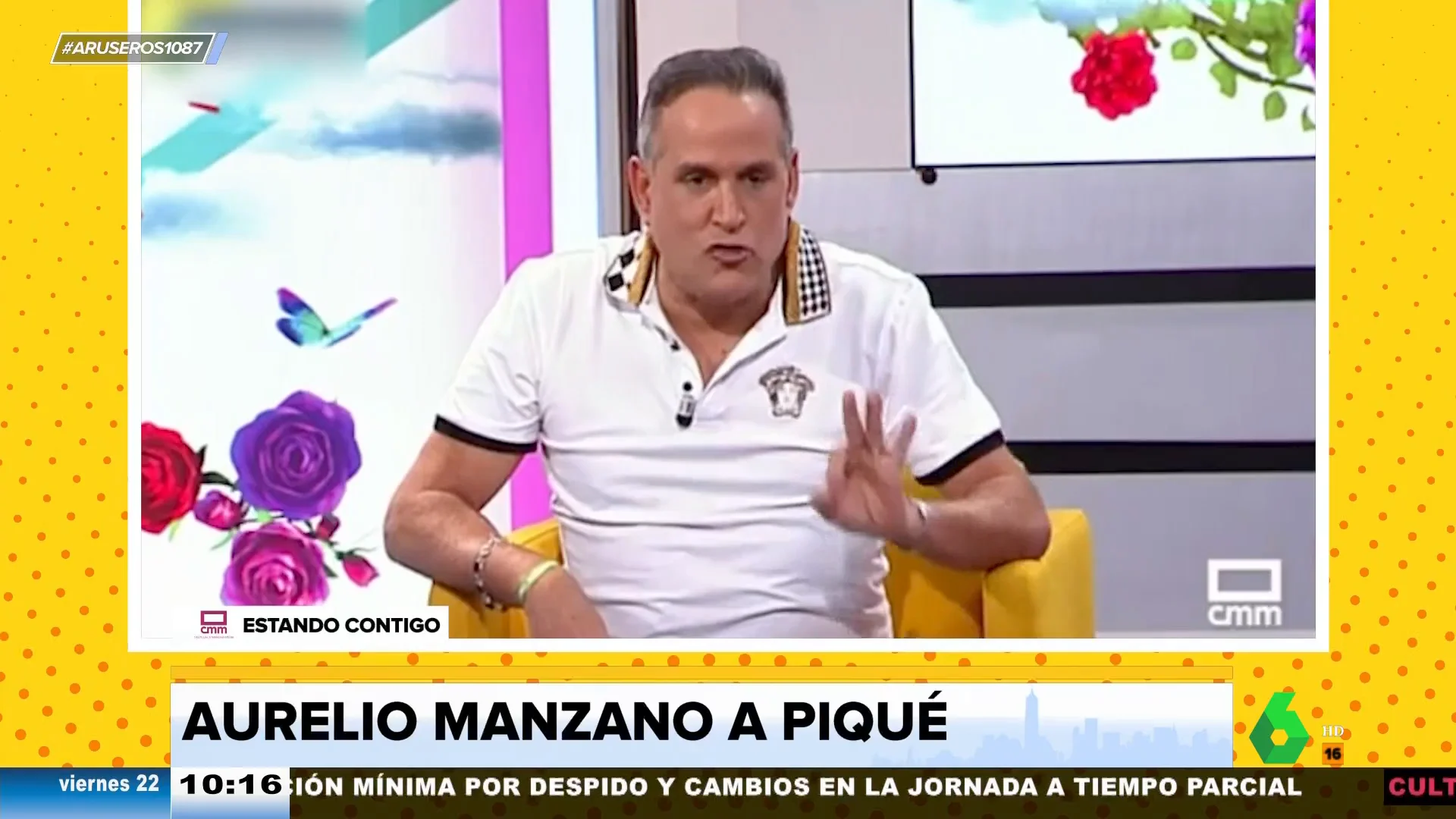 Aurelio Manzano carga contra Piqué: "No se puede ser más tonto, es un niño malcriado y maleducado"