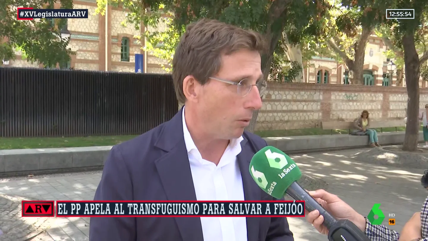Almeida llama a los socialistas díscolos con Sánchez al transfuguismo: "Apelo a todos los que les repugna amnistir a Puigdemont" Almeida llama a los socialistas díscolos con Sánchez al transfuguismo: "Apelo a todos los que les repugna amnistir a Puigdemont"