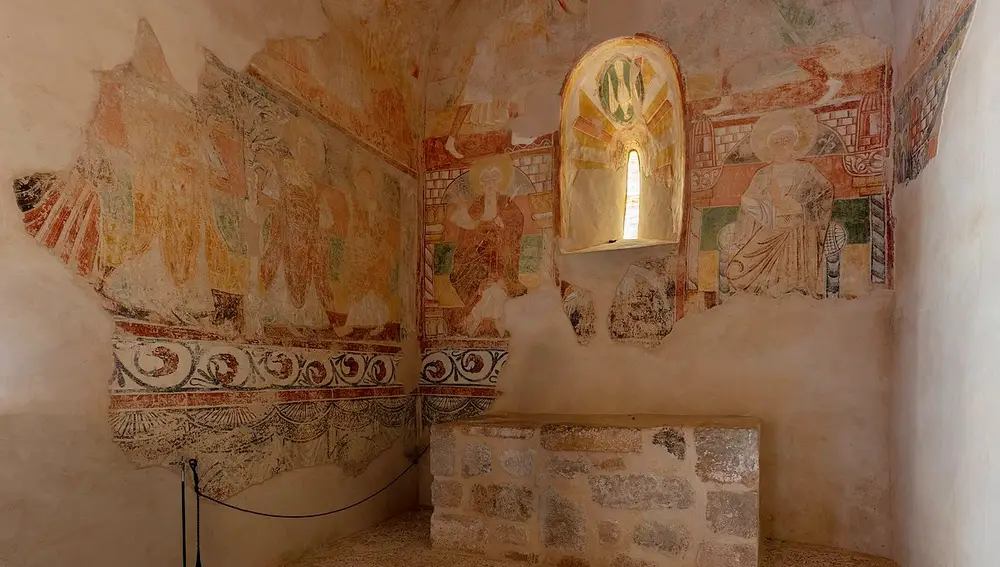 Interior de la Ermita de san Baudelio de Berlanga