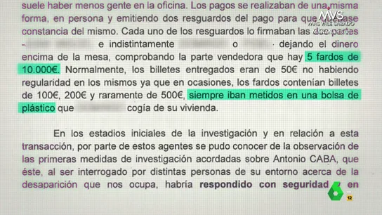 "Cinco fardos de 10.000 euros": el posible móvil tras la desaparición del empresario Juan Miguel Isla "Cinco fardos de 10.000 euros": el posible móvil tras la desaparición del empresario Juan Miguel Isla