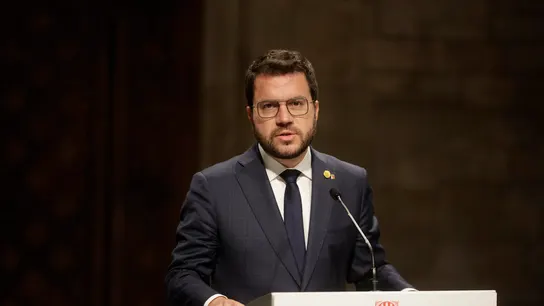 Pere Aragonès, sobre el acto del PP en Madrid: "Ha sido una manifestación de odio, menosprecio y ataque a Cataluña" Pere Aragonès, sobre el acto del PP en Madrid: "Ha sido una manifestación de odio, menosprecio y ataque a Cataluña"