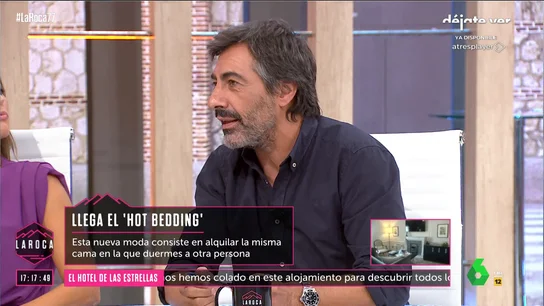 Juan del Val, sobre lo que es realmente es la moda del 'Hot bedding': "Es la precariedad en estado máximo" Juan del Val, sobre lo que es realmente es la moda del 'Hot bedding': "Es la precariedad en estado máximo"