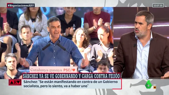 Carlos Cué, sobre la amnistía: "Está muy lejos de estar cerrada y de que Sánchez tenga amarrada la investidura" Carlos Cué, sobre la amnistía: "Está muy lejos de estar cerrada y de que Sánchez tenga amarrada la investidura"