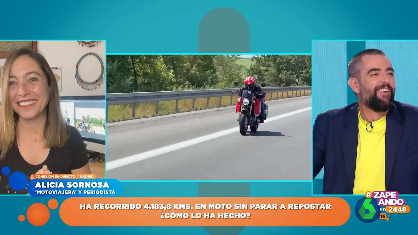 De Italia a Noruega: Alicia Sornosa realiza el viaje más largo del mundo en moto sin repostar De Italia a Noruega: Alicia Sornosa realiza el viaje más largo del mundo en moto sin repostar