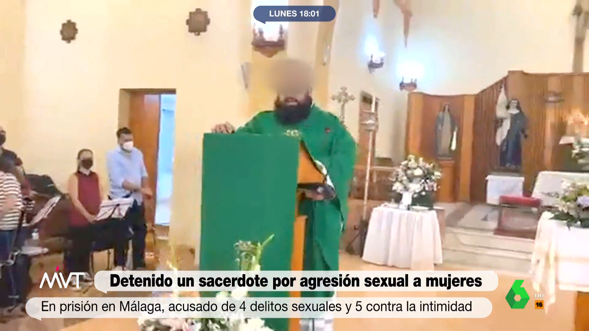 La madre del cura detenido por sedar y agredir sexualmente a varias mujeres  era monja: 