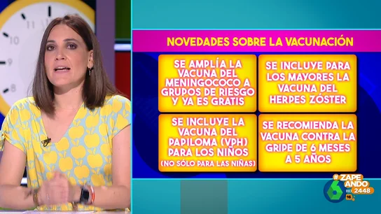 ¿Qué incorpora el nuevo calendario de vacunación? Boticaria destaca que trae cuatro novedades importantes ¿Qué incorpora el nuevo calendario de vacunación? Boticaria destaca que trae cuatro novedades importantes