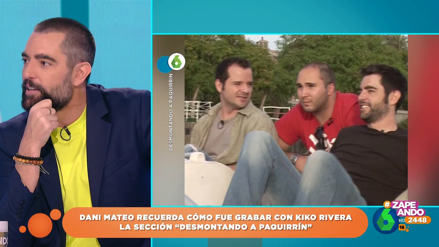 Dani Mateo cuenta la divertida anécdota con Kiko Rivera en aguas del Guadalquivir Dani Mateo cuenta la divertida anécdota con Kiko Rivera en aguas del Guadalquivir