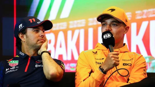 'Checo' Pérez y Lando Norris 'Checo' Pérez y Lando Norris