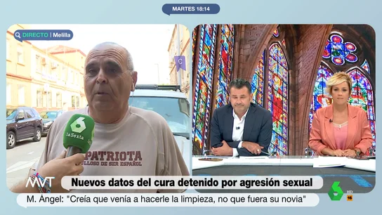 El vecino del cura acusado de violación veía a su novia entrar y salir: "Pensaba que era una chica de limpieza" El vecino del cura acusado de violación veía a su novia entrar y salir: "Pensaba que era una chica de limpieza"