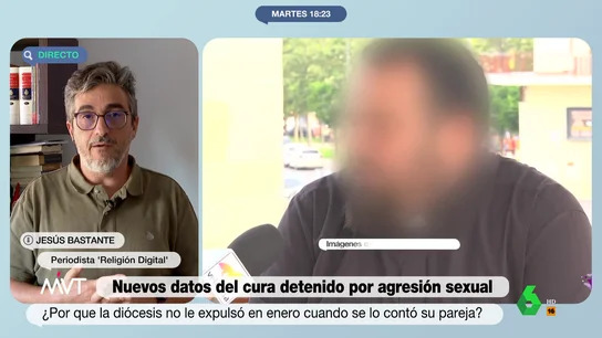 Jesús Bastante, periodista de 'Religión Digital'. Jesus Bastante, tajante sobre el caso del cura violador de Málaga: "Es imposible que la diócesis no lo supiera"