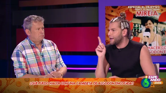 La recomendación de Navarrete para dar una segunda vida a una camiseta que ha encogido: "Es un escándalo" La recomendación de Navarrete para dar una segunda vida a una camiseta que ha encogido: "Es un escándalo"