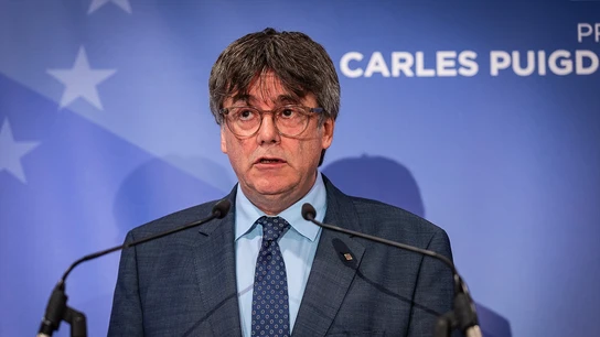 El expresidente de la Generalitat y eurodiputado de Junts, Carles Puigdemont. El expresidente de la Generalitat y eurodiputado de Junts, Carles Puigdemont.