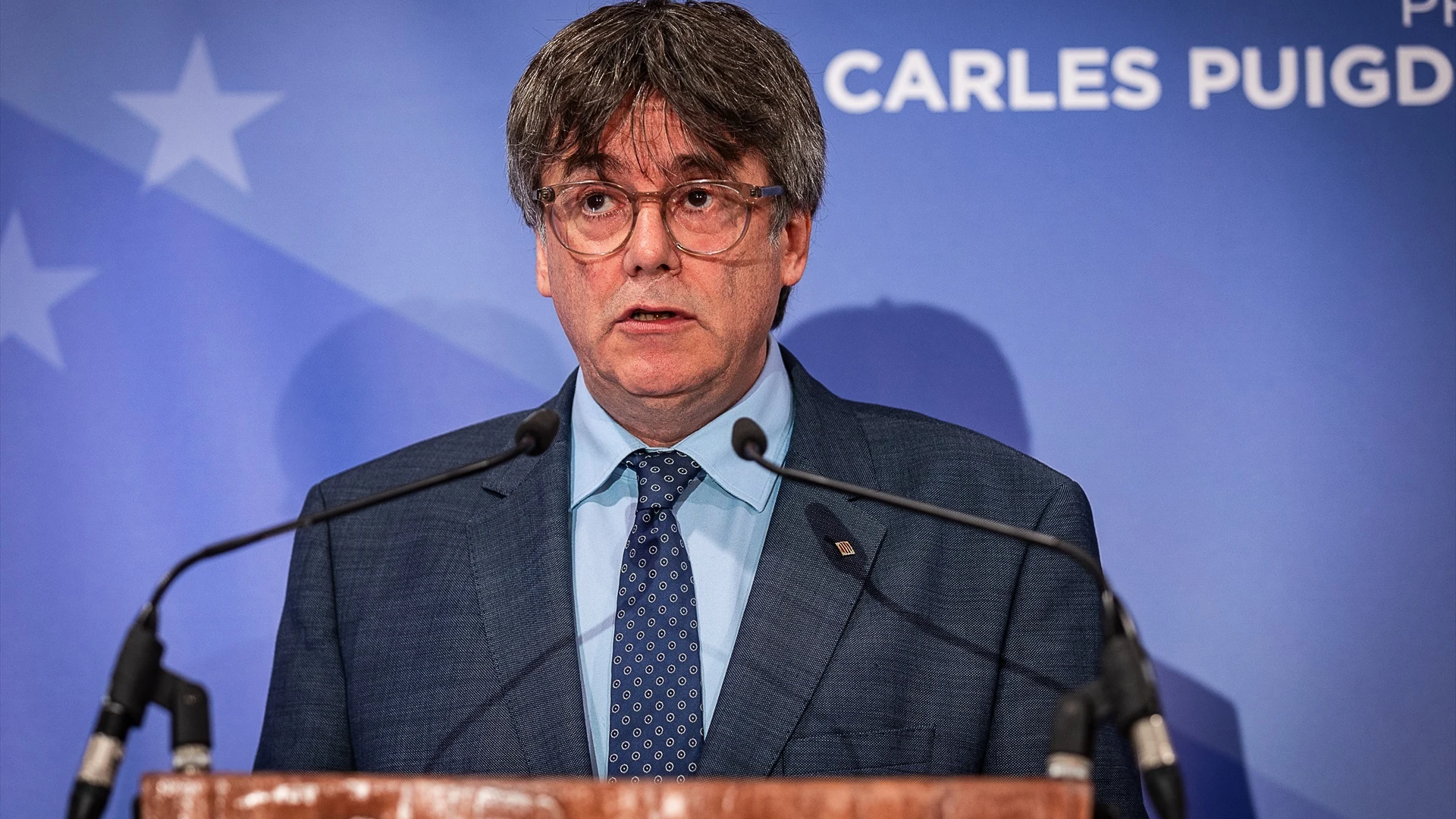 El expresidente de la Generalitat y eurodiputado de Junts, Carles Puigdemont.