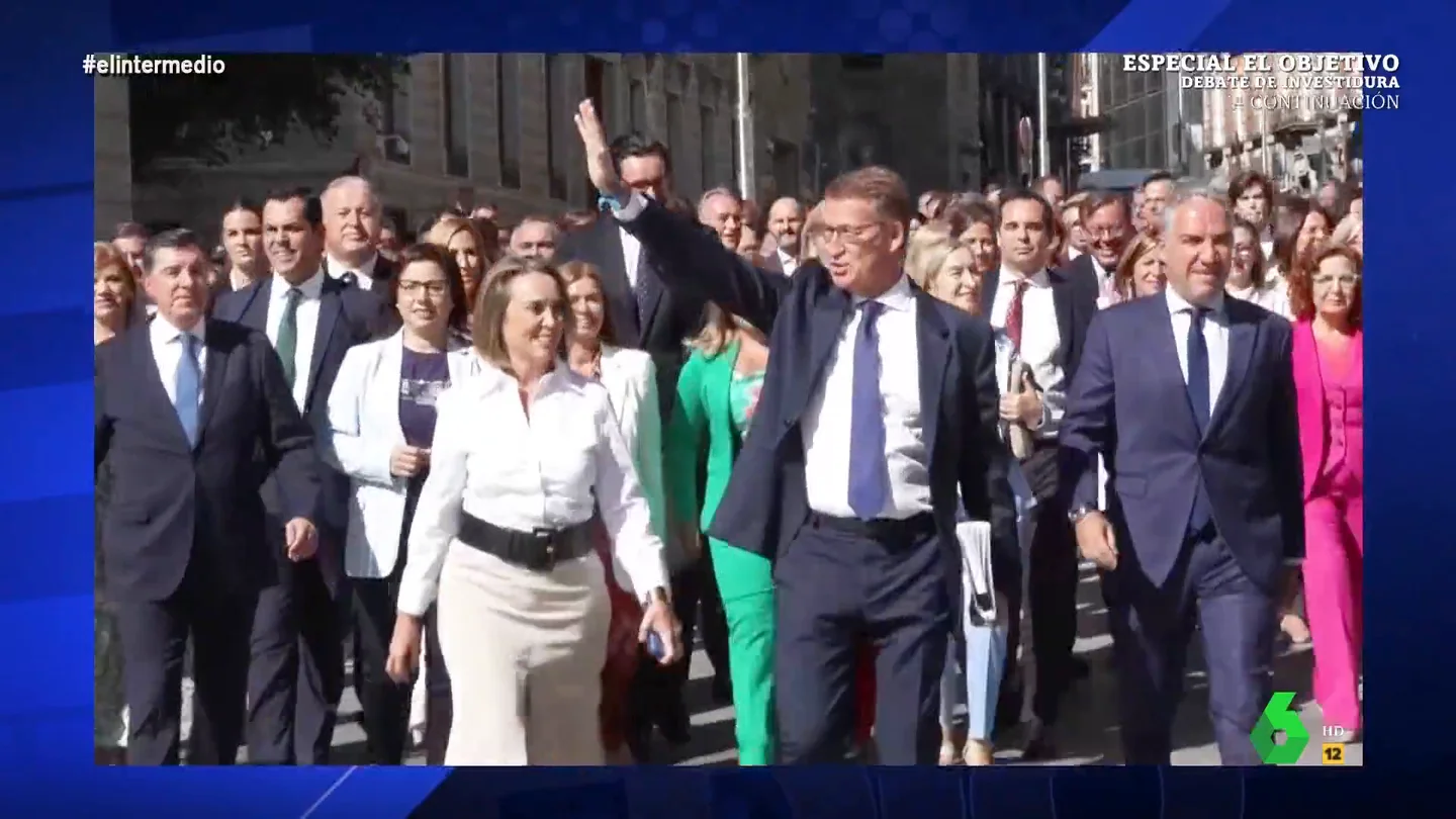 Dani Mateo define a Feijóo como "el Mick Jagger del liberalismo" tras el primer día del debate de investidura Dani Mateo define a Feijóo como "el Mick Jagger del liberalismo" tras el primer día del debate de investidura