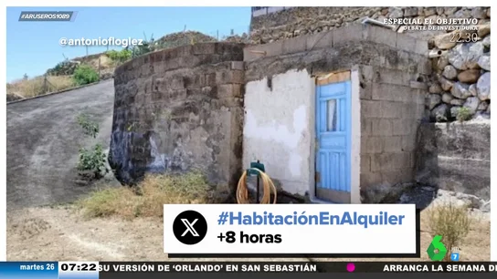 Un cobertizo en medio de la nada con paredes de piedra: así es la habitación "ciénaga" que se alquila en Guímar Un cobertizo en medio de la nada con paredes de piedra: así es la habitación "ciénaga" que se alquila en Guímar