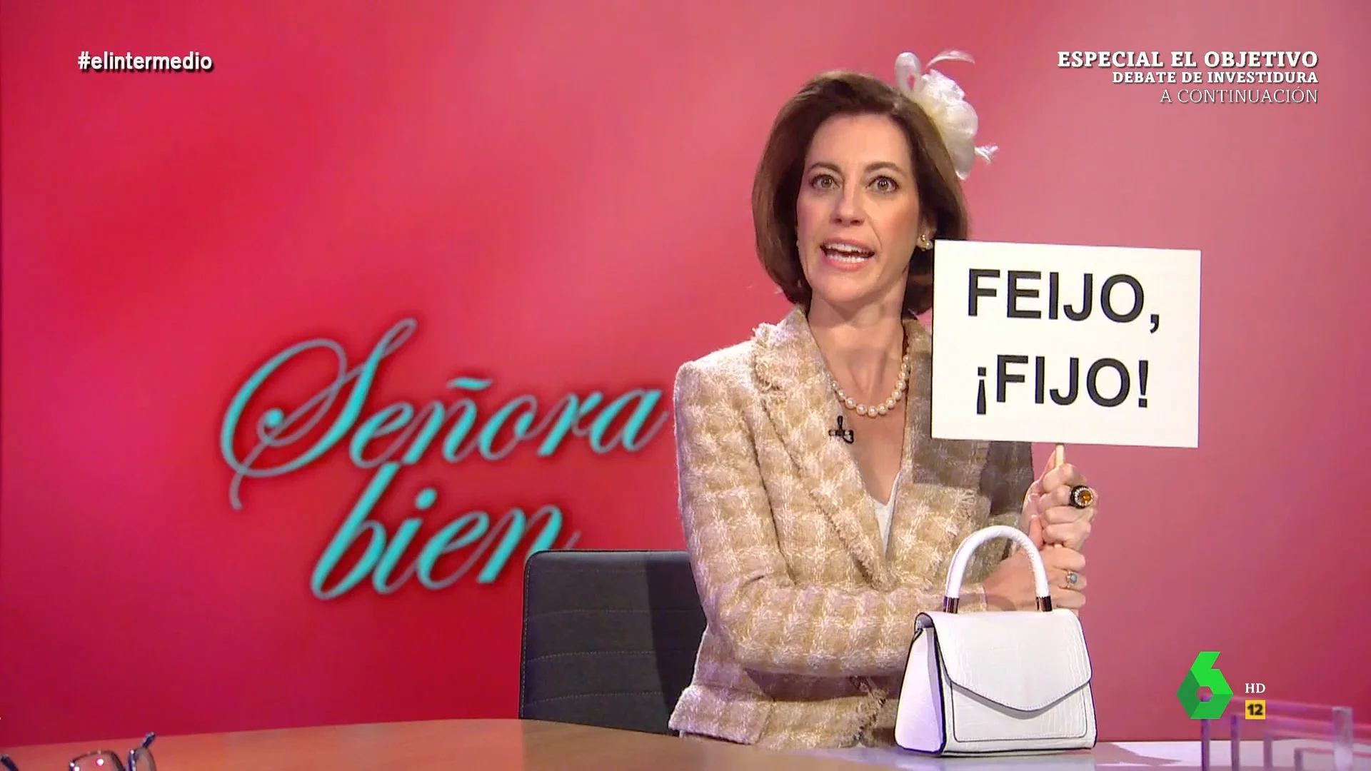 La 'señora bien' se manifiesta en El Intermedio contra Pedro Sánchez: "¡Vaya tufo a perro 'catalufo'!"